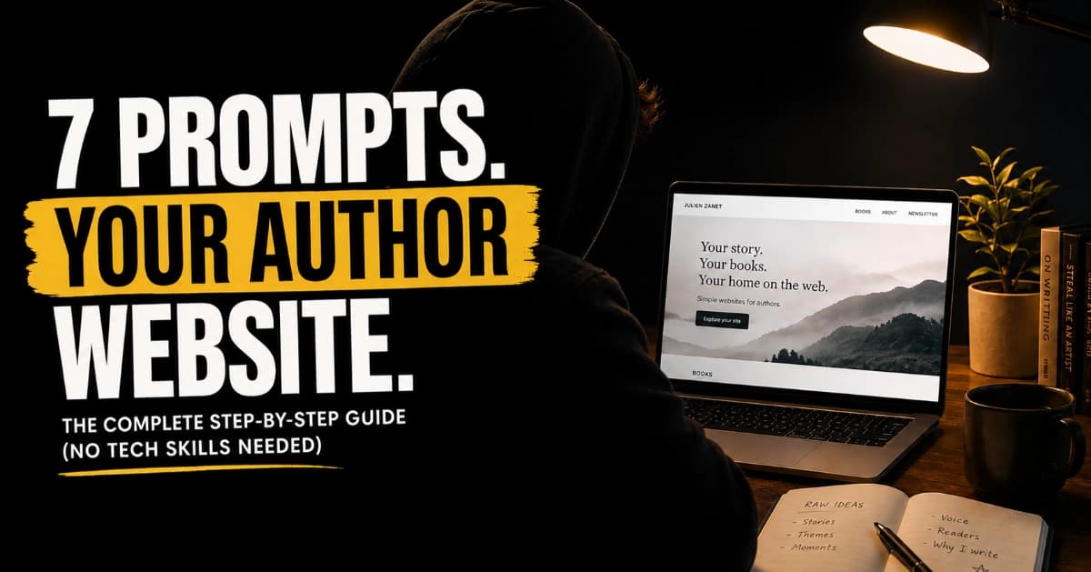How to use AI to write your author website